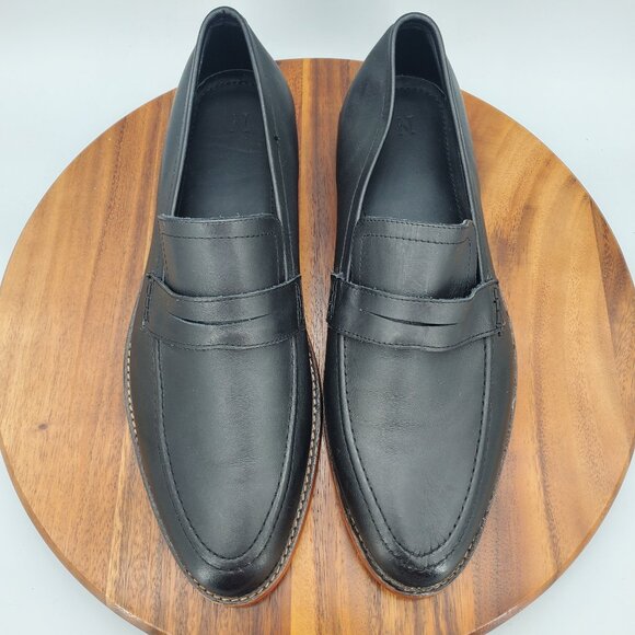 Nisolo Chamberlain Penny Loafers Men\'s 11.5 Black Leather Casual Dress Shoes main image 4
